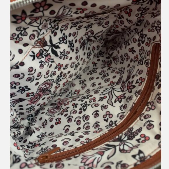 Vera Bradley triple compartment Crossbody performance Twill toasted terracotta - Picture 2 of 6